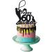 Fishing 60th Birthday Cake Topper for Man Fisherman Theme Decoration Funny 60 Year Fabulous and Happy Sixty Party Handmade (Black) - Buy Online on GoSupps.com