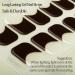 Nail Adhesive Wrap - Semi Cured Gel Nails Strips (Black French Style) - Buy Online on GoSupps.com