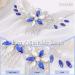 IYOU Blue Rhinestone Bridal Wedding Hair Comb - Bridal Hair Accessories for Bride & Bridesmaids - Buy Online on GoSupps.com