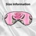 Buy Roses Unisex Adjustable Blackout Sleep Eye Mask - Perfect for Home Travel Yoga & Office Naps | Fast International Shipping - Buy Online on GoSupps.com