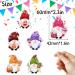 Kids' Ice Cream Dessert Themed Gnome Happy Birthday Cupcake Toppers Set of 18 Pieces - These are great ice cream-themed parties baby shower parties or birthday party decorations for boys and girls - Buy Online on GoSupps.com
