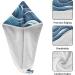 Ocean Wave Hair Towel 2 Pack - Super Absorbent Quick Dry Turbans for Women & Girls | International Shipping Available - Buy Online on GoSupps.com