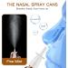 Nasal Spray Bottle Set - 6 Pcs 30ML Amber Refillable Fine Mist Sprayers with Funnels & Labels | Perfect for Travel & Home Use - Buy Online on GoSupps.com
