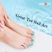 12 Color Press-On Toenails - 288 PCS Short Square with Glue | Glossy Glitter & French Tip Options for Summer - Buy Online on GoSupps.com