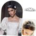 Lurrose Princess Crown Comb Rhinestone Tiara Comb Mini Crystal Crown with Comb for Women Girl Wedding Birthday Party - Buy Online on GoSupps.com