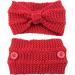 amangul Knitted ide Headband Elastic Knotted Turban ith Button Crochet Hair Bands Ear armer Soft for Head rap for omen(Black) - Buy Online on GoSupps.com