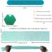 2 Piece African Exfoliating Bath Sponge Set - Long Shower Scrubber & Brush - Green - Buy Online on GoSupps.com