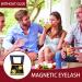 Gold Magnetic Eyelashes Applicator Tool Kit with 2 Pairs of Glue-free Magnetic False Eyelashes - Natural Bushy Look - Buy Online on GoSupps.com