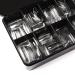 360PCS Wellquinn Short Square Nail Tips - Full Cover Press on Nails - Clear Acrylic French False Nails with Box for Manicure Salon and DIY Nail Art - 10 Sizes - Buy Online on GoSupps.com