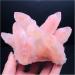 Natural Pink Ghost Quartz Crystal Cluster Raw Gemstone Specimen for Home Office Decoration (Size : 450-500g) - Buy Online on GoSupps.com