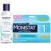 Monistat 1-Day Yeast Infection Treatment, Prefilled, Tioconazole Ointment, White, 0.16 Oz with Maintain Feminine Wash with Boric Acid, Fragrance Free, 10 Fl Oz 1 Day Tioconazole Ointment + Cleanser