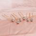 Ammei Bridal Hair Pins Set - 6 Gold Bobby Pins with Sparkly Rhinestone for Wedding Parties - Buy Online on GoSupps.com
