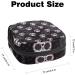 Women's Gothic Punk Skull Head Storage Pocket Stillpad Holder - Boho Portable Period Kit Bag - Buy Online on GoSupps.com