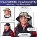Zeayebsr 4 Pack Black Mosquito Repellent Balaclava | Insect Protection for Outdoor Camping & Travel - Buy Online on GoSupps.com
