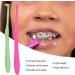 ZJchao 4pcs Dental Toothbrush - Soft Interdental Cleaners for Braces | Single-Head Toothbrushes for Optimal Oral Care - Buy Online on GoSupps.com