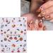 JMEOWIO 3D Embossed Halloween Nail Art Stickers Decals Self-Adhesive 5D Cute Ghost Pumpkin Nail Supplies Nail Art Design Decoration Accessories 4 Sheets - Buy Online on GoSupps.com