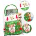 Anneome Santa Present 3pcs Christmas Candy Bag Candy Bags Christmas Drawstring Bag Decorative Hand Bags Backpack Bag - Buy Online on GoSupps.com