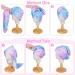 Basumee Microfiber Hair Towel Wrap Set for Rapid Drying - Colorful Mermaid Design - Buy Online on GoSupps.com