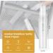 Liseng 200pcs 2ml Transparent Plastic Spray Bottles - Small Cosmetic Packaging Atomizer for Perfume & Fluids - Buy Online on GoSupps.com