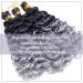 8inch Kinky Curly Braiding Hair -Black to Grey Marlybob Crochet Hair Extensions Weave Braids Synthetic Hairpiece - Buy Online on GoSupps.com