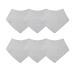 Royal Icon Baby Bandana Bibs - Stylish and Functional Baby Dribble Bibs 0-6 months - Soft and Absorbent Baby bibs 0-6 months - Perfect for Newborn Boys and Girls Bibs Set of 3/6 /12Pc 6 x Grey