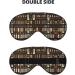 SSIMOO African Mud Cloth Eye Mask | Breathable Soft Sleep Patch for Travel & Relaxation | Stylish Black Tribal Design - Buy Online on GoSupps.com