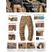 CQR Men's Tactical Pants - Water-Repellent Ripstop Cargo Pants for EDC & Hiking | Outdoor Clothing TLP730 - Coyote 38W/30L - Buy Online on GoSupps.com
