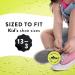 kidsPALM Disposable Insole Liners for Kids | No Slip Seamless & Ultra Thin Shoe Inserts - 20 Pairs for Sweaty Feet (US Size 2 - Buy Online on GoSupps.com