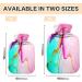 Bright Ink Hot Water Bottle 1L - Smoke Marble Plush Cover | Perfect Winter Heater for Kids & Adults - Buy Online on GoSupps.com