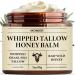 MONIER Whipped Beef Tallow for Skin Tallow and Honey Balm for Face Moisturizer with 100% Organic Grass-Fed Beef Tallow & Raw Wild Honey - Packaging May Vary - Dry & Sensitive Skin (Unscented) 2oz/55g