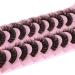 wiwoseo False Eyelashes Russian Strip Lashes D Curly Faux Mink Lashes Wispy Fluffy 16MM 3D Effect Fake Eyelashes 10 Pairs Pack Y-16MM-i
