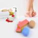 Pedicure Foot Pumice Stone Set for Heavy Callused Feet - 2 Glass Stones & 2 Scrubber Sponges for Dead Skin Removal - Buy Online on GoSupps.com