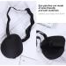 Adjustable Plain Cotton Eye Patch for Lazy Eye, Amblyopia & Strabismus - 2 Pairs (Black & Pink) - Buy Online on GoSupps.com