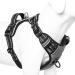 Heele dog harness without train breast tableware for small dog adjustable reflective dog dishes breathable dog harness with padded handle no-pull dog harness gray XS XS-breast size: 33-43cm uni-gray