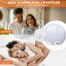 Light Alarm Clock with Sunrise Simulation - Daylight Alarm Clock Radio 5 Natural Sounds 12 Color Options 20 Brightness Levels Dual Alarms Snooze - Perfect Bedside Lamp for Kids & Adults - Buy Online on GoSupps.com