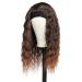 Lulu Haireate 24 Inch Long Wavy Headband Wig for Black Women - Glueless Synthetic Hair in Brown 1B/30 - Perfect for Daily Wear - Buy Online on GoSupps.com