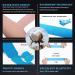 Kinesiology Tape Precut Strips | Waterproof Athletic Tape for Joint Support & Muscle Pain Relief | 4 Rolls - 66ft 80 Strips - Cotton K Tape (Multicolor - Buy Online on GoSupps.com