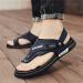 MisFun Men's Orthotic Sandals for Bunions Hallux Valgus Corrector - Blue - Buy Online on GoSupps.com