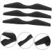 Healeved Nose Bridge Cushion 2 Pack Anti-Fog Nasal Pads & Stripes for Comfort & Protection | Black Sponge Nose Brace (10x1cm) - Buy Online on GoSupps.com