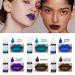 QIUFSSE DIY Lip Gloss Pigment Set - 12 Colors, Natural & High Color Rendering, Multifunctional Liquid Pigment for Lip Gloss Making - Set B - Buy Online on GoSupps.com