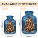 Buy KCLDECI 2L Hot Water Bottle with Cover - Christmas Tree Lights Winter Comfort Pain Relief & Foot Warmer - Hot & Cold Therapy for Cramps - Buy Online on GoSupps.com