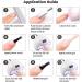 RARJSM Icy Jelly Gel Nail Polish Set of 6 Translucent Colors Sheer Rose Nude Tone Gel Polish LED UV Gel Clear Milky Light Pink Red Brown French Manicure Curing Requires 7.5ml DIY Home Nail Salon Icy Jelly Set - Buy Online on GoSupps.com