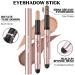 FOCALLURE 2PCS Eyeshadow Stick Set - Shimmer & Matte Cream Pencil Crayons with Blending Brush - Buy Online on GoSupps.com