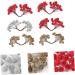 ABOOFAN 12 Pcs Artificial Berries White Berries Christmas Xmas Tree Berries Christmas Red Berries Fake Berry Branch Christmas Berry Stems Christmas Picks Crafts Foam Decorative Tree Holly - Buy Online on GoSupps.com