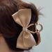 Bow Clips - Large Hair Claw Clamp Hair Barrettes Satin Bow for Hair Clips Hair Styling Clamps for Adult and Women Champagne - Buy Online on GoSupps.com