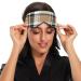 WELLDAY Brown Plaid Sleep Mask - Adjustable Eye Shade Cover for Men and Women - Buy Online on GoSupps.com