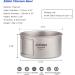 ATiAP Titanium Bowl Pot with Foldable Handle - 550ML Single-Wall Cooking Tableware for Outdoor Camping, Hiking, and Picnic - Buy Online on GoSupps.com
