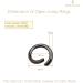 BEADNOVA 8mm Gun Black Jump Rings for Jewelry Making and Keychains (300Pcs) - Buy Online on GoSupps.com