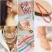 12 Strands Clay Beads for Jewelry Making - 4560pcs 6mm Flat Round Beads - Polymer Clay Disc Beads for Bracelets, Earrings, Necklaces - Multicolor Vinyl Beads by Caffox - Buy Online on GoSupps.com
