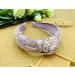 Bohemian Purple Raffia Straw Headband: Stylish Wide Hairband for Girls - Buy Online on GoSupps.com